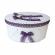 Cutie trusou botez dantela mov si ingeras, denikos® 388