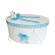 Cutie trusou botez dantela turcoaz si ursulet, denikos® 179