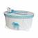 Cutie trusou botez dantela turcoaz si ursulet, denikos® 179