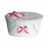 Cutie trusou botez personalizata, decor fundite si fluturasi, denikos® 220