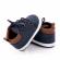 Ghetute bleumarine cu maro pentru baietei (marime disponibila: 6-9 luni
