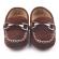 Mocasini eleganti maro cu catarama (marime disponibila: 6-12 luni (marimea 19