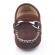 Mocasini eleganti maro cu catarama (marime disponibila: 6-12 luni (marimea 19