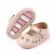 Pantofiori din lac crem cu stelute (marime disponibila: 0-3 luni)