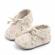 Pantofiori ivoire cu flori brodate (marime disponibila: 3-6 luni (marimea 18