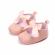 Pantofiori roz cu fundita (marime disponibila: 9-12 luni (marimea 20