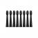Periuta de dinti electrica Sonic D7 True Smile, reincarcabila, negru, cu 8 capete de schimb si husa transport alb, TS0102