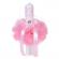 Set trusou botez, cutie trusou si lumanare, ingeras, fundita roz, denikos® 14