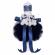 Set trusou botez, cutie trusou si lumanare, ursulet, dantela bleumarin,