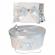 Set trusou botez si cutie trusou, ingeras, fundita bleu cu buline, denikos® 19