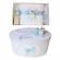 Set trusou botez si cutie trusou, ursulet, dantela bleu, denikos® 457