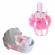 Trusou botez in landou cu floricele si lumanare cu ursuleti, decor roz denikos®