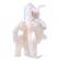 Trusou botez in landou si lumanare cu iepuras, decor ivoire denikos® 174