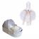 Trusou botez in landou si lumanare cu ingeras, decor ivoire denikos® 113