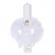 Trusou botez in landou si lumanare glob cu ingeras, decor alb denikos® 163