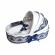 Trusou botez in landou si lumanare glob cu ingeras, decor bleumarin denikos® 161
