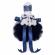 Trusou botez in landou si lumanare glob cu ursuleti, decor bleumarin denikos®