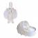 Trusou botez in landou si lumanare glob cu ursuleti, decor ivoire denikos® 157