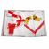 Trusou botez si lumanare cu ursulet, decor rosu, denikos® 127