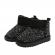 Cizme negre imblanite cu strasuri (marime disponibila: marimea 29)