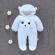 Combinezon plusat bleu - kitty (marime disponibila: 9-12 luni (marimea 20