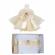 Lumanare botez tul si ingeras si trusou botez dantela, decor ivoire, denikos®