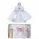 Lumanare botez tul si ingeras si trusou botez dantela, decor lila, denikos® 625