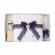 Lumanare botez tul si ingeras si trusou botez dantela, decor mov, denikos® 626