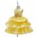 Rochita de ocazie galbena cu volane (marime disponibila: 9-12 luni (marimea 20