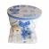 Set cutie trusou personalizata si trusou botez decor carouri si elefantel,