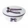 Set dantela trusou botez, cutie trusou si lumanare, ingeras, decor mov,