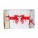 Set trusou botez si cutie trusou, ingeras, dantela rosie, denikos® 452