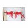 Set trusou botez si cutie trusou, ursulet, dantela rosie, denikos® 464