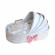 Trusou botez complet, in landou, decor elegant cu dantela dusty rose denikos®