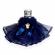 Trusou botez cu mesaj si lumanare dantela si ingeras, decor bleumarin, denikos®