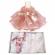 Trusou botez cu mesaj si lumanare dantela si ingeras, decor roz pudra, denikos®