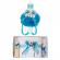Trusou botez cu ursulet si lumanare glob, dantela si ursuleti, decor turcoaz,
