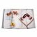 Trusou botez fetita brodat si lumanare, decor traditional, denikos® 125