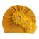 Caciulita tip turban cu floricele cu perlute (marime disponibila: 6-9 luni
