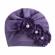 Caciulita tip turban cu floricele cu perlute (marime disponibila: 6-9 luni