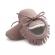 Pantofiori roz pudra imblaniti cu franjuri (marime disponibila: 9-12 luni