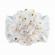 Bentita lata cu floare din tulle si buline aurii (marime disponibila: 0-12