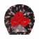Caciulita tip turban cu floricele aplicate (marime disponibila: 6-9 luni