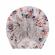 Caciulita tip turban cu floricele aplicate (marime disponibila: 6-9 luni
