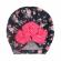 Caciulita tip turban cu floricele aplicate (marime disponibila: 6-9 luni