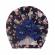 Caciulita tip turban cu floricele aplicate (marime disponibila: 6-9 luni