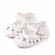 Pantofiori albi din lac (marime disponibila: 3-6 luni (marimea 18 incaltaminte))