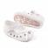 Pantofiori albi din lac (marime disponibila: 3-6 luni (marimea 18 incaltaminte))