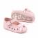 Pantofiori roz din lac (marime disponibila: 6-9 luni (marimea 19 incaltaminte))