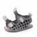 Sandalute gri cu barete - croco (marime disponibila: 3-6 luni (marimea 18